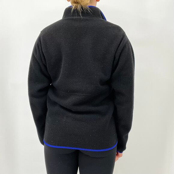 Vintage Patagonia Fall 1999 Black Half-Zip Fleece Jacket Women's Small - Picture 4 of 12